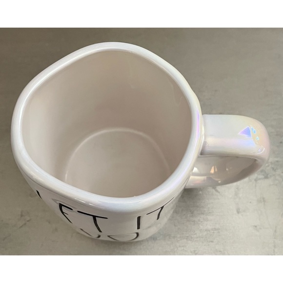NWT Rae Dunn Disney Frozen “LET IT GO” Iridescent Double Sided Elsa Mug - Picture 3 of 4